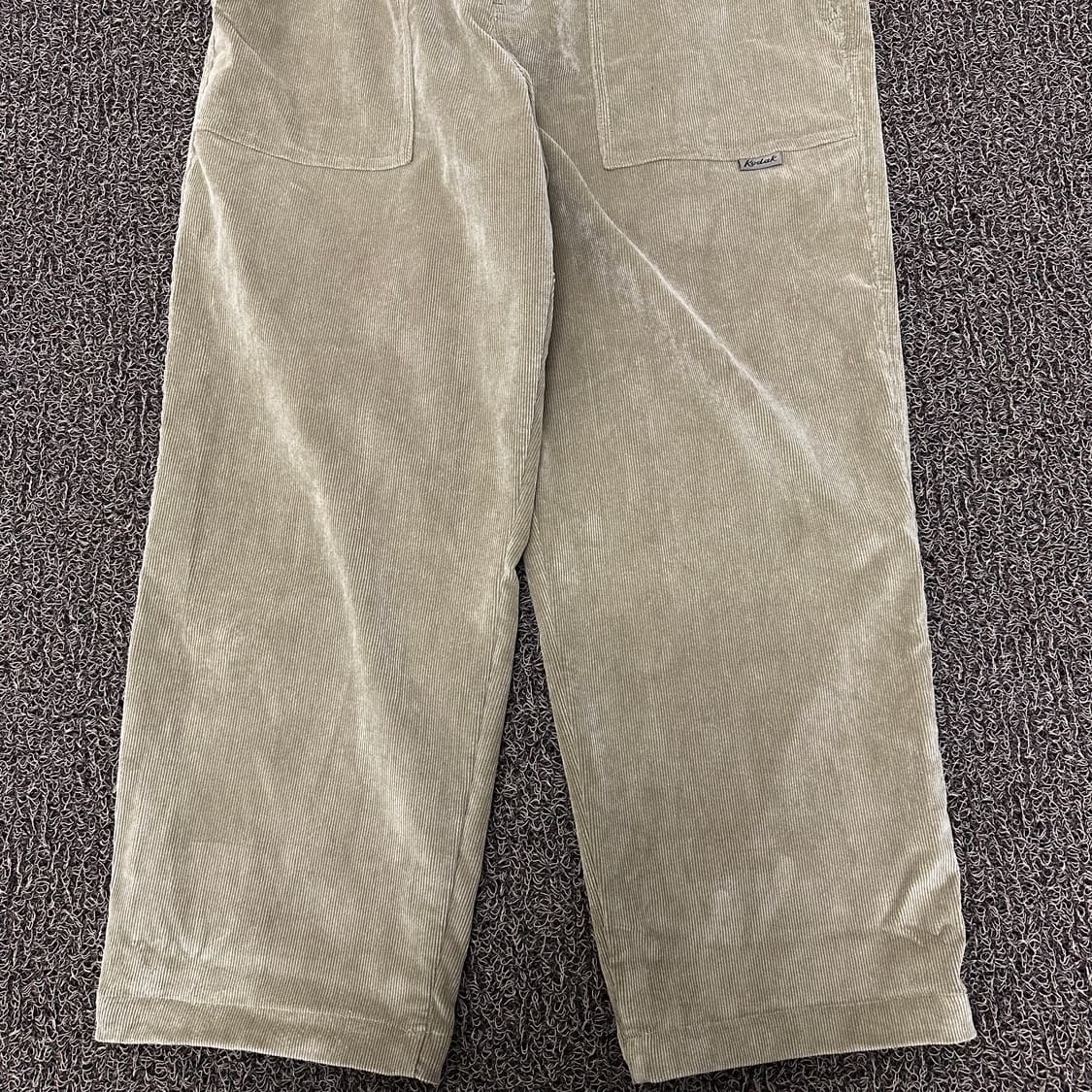 KODAK 코닥 여성 코듀로이 와이드 팬츠 베이지 27.5인치 상품이미지4