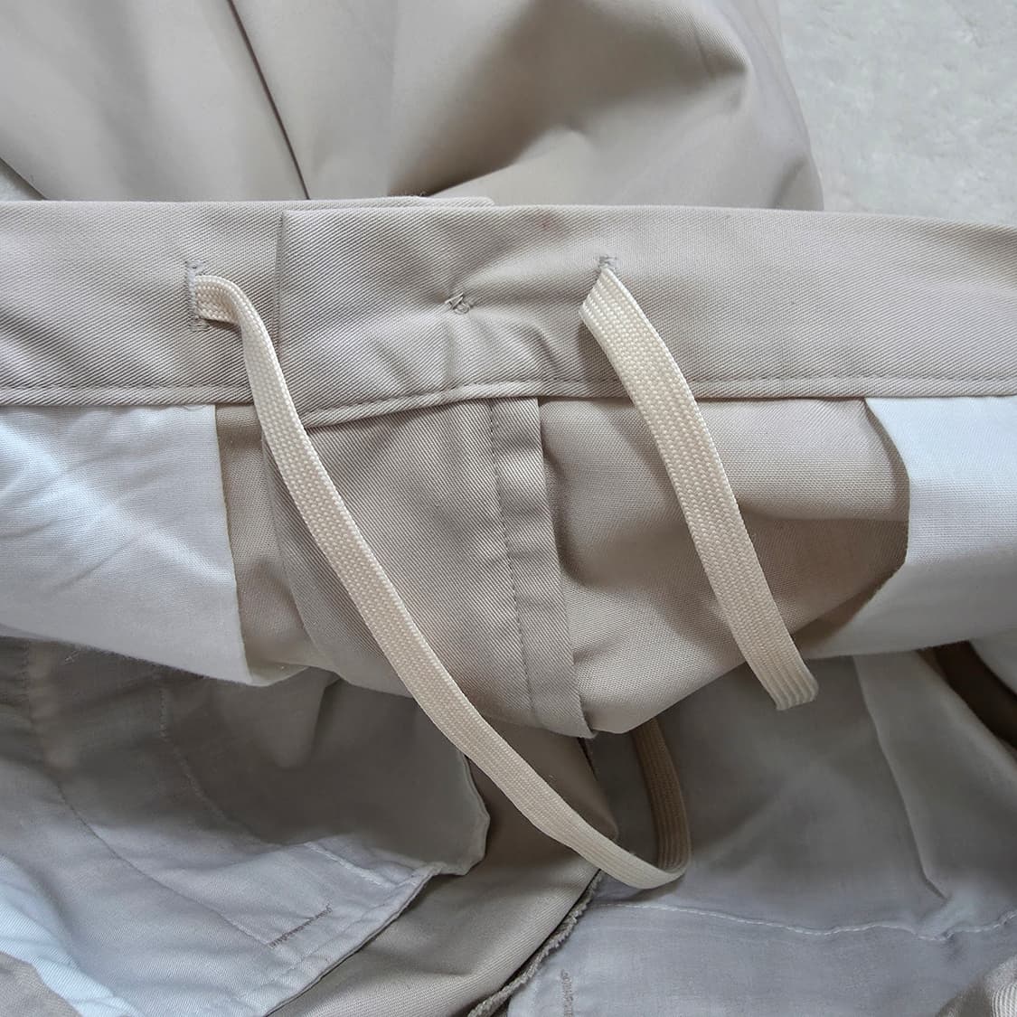 (XL)GU 커브드 와이드 치노 팬츠 상품이미지4