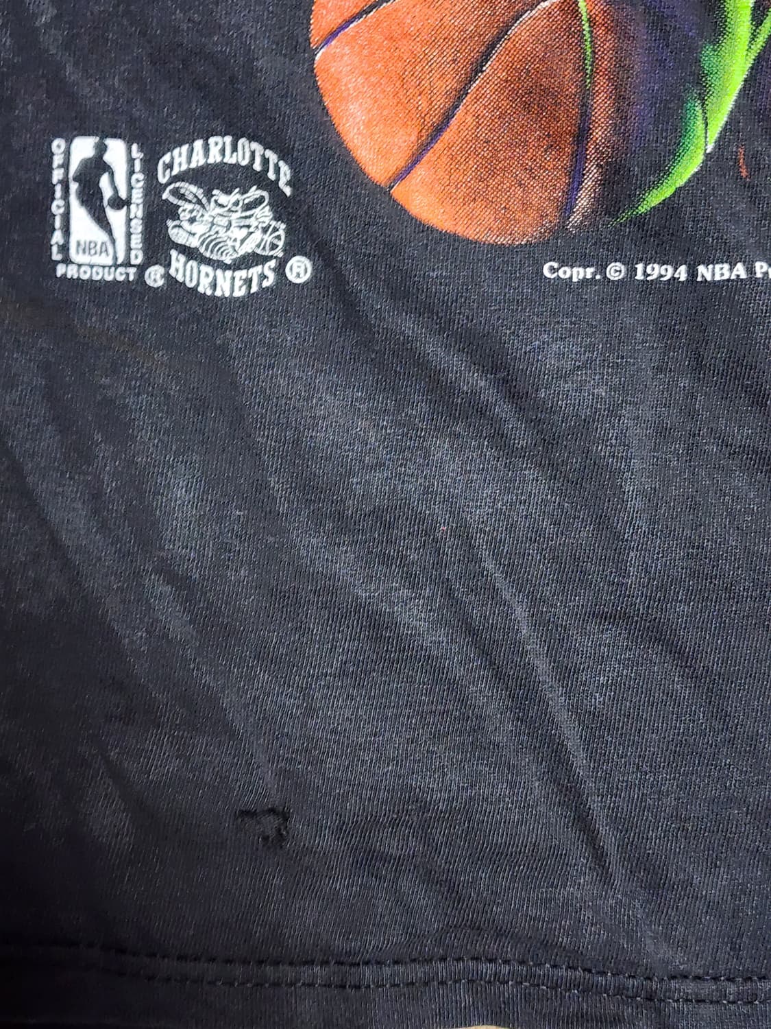 1994 오리지널 빈티지 NBA 샬럿 호네츠 넛멕 티셔츠54 상품이미지8