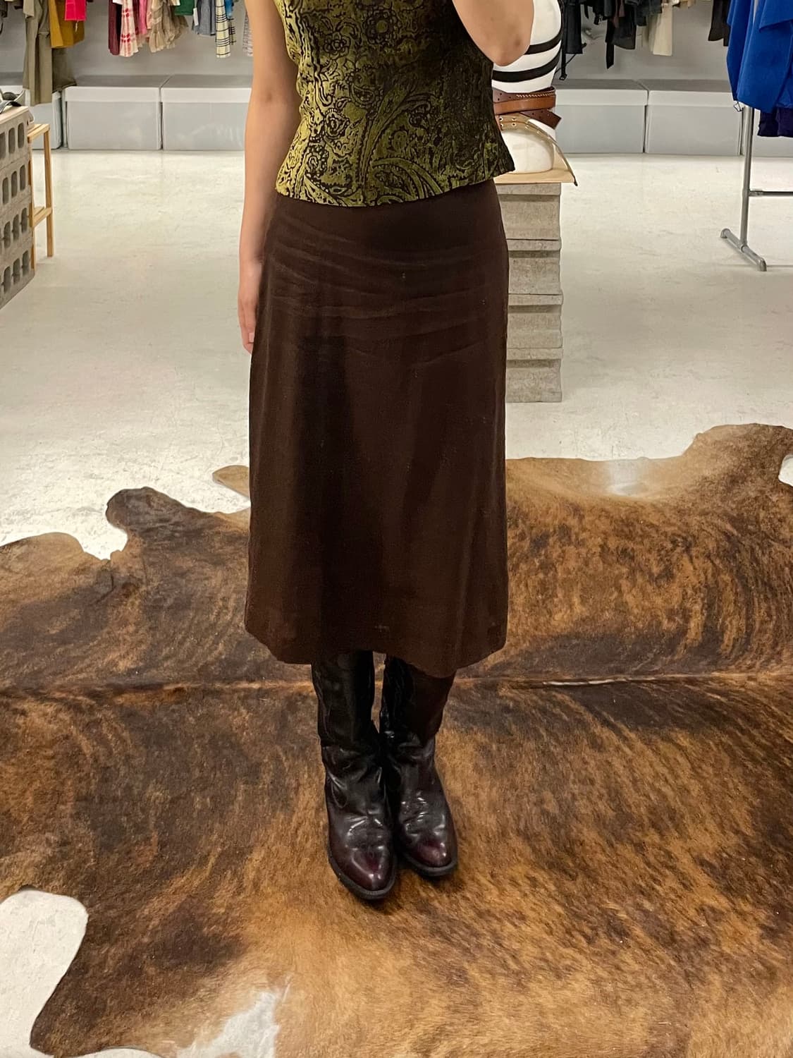 BURBERRY linen skirt 상품이미지2