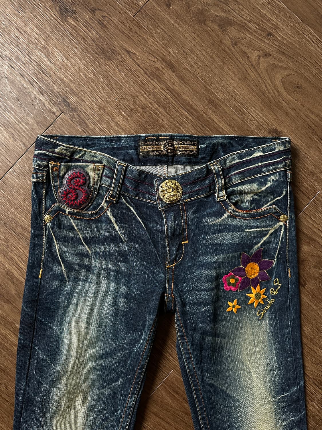 Studio R.P 큐티 & 워시드 슬림 플레어 진 상품이미지9