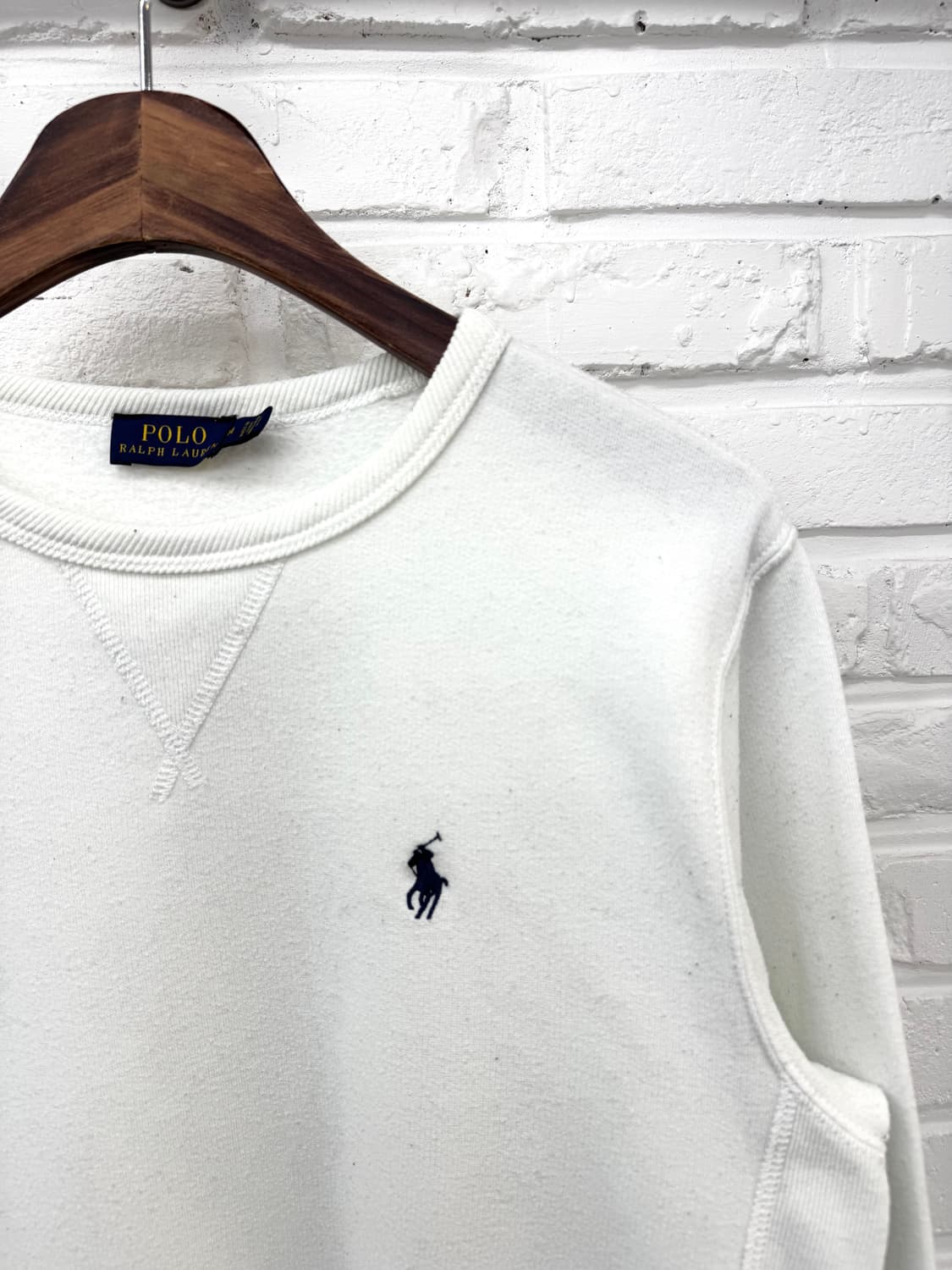 폴로 화이트 스웻셔츠 상품이미지4