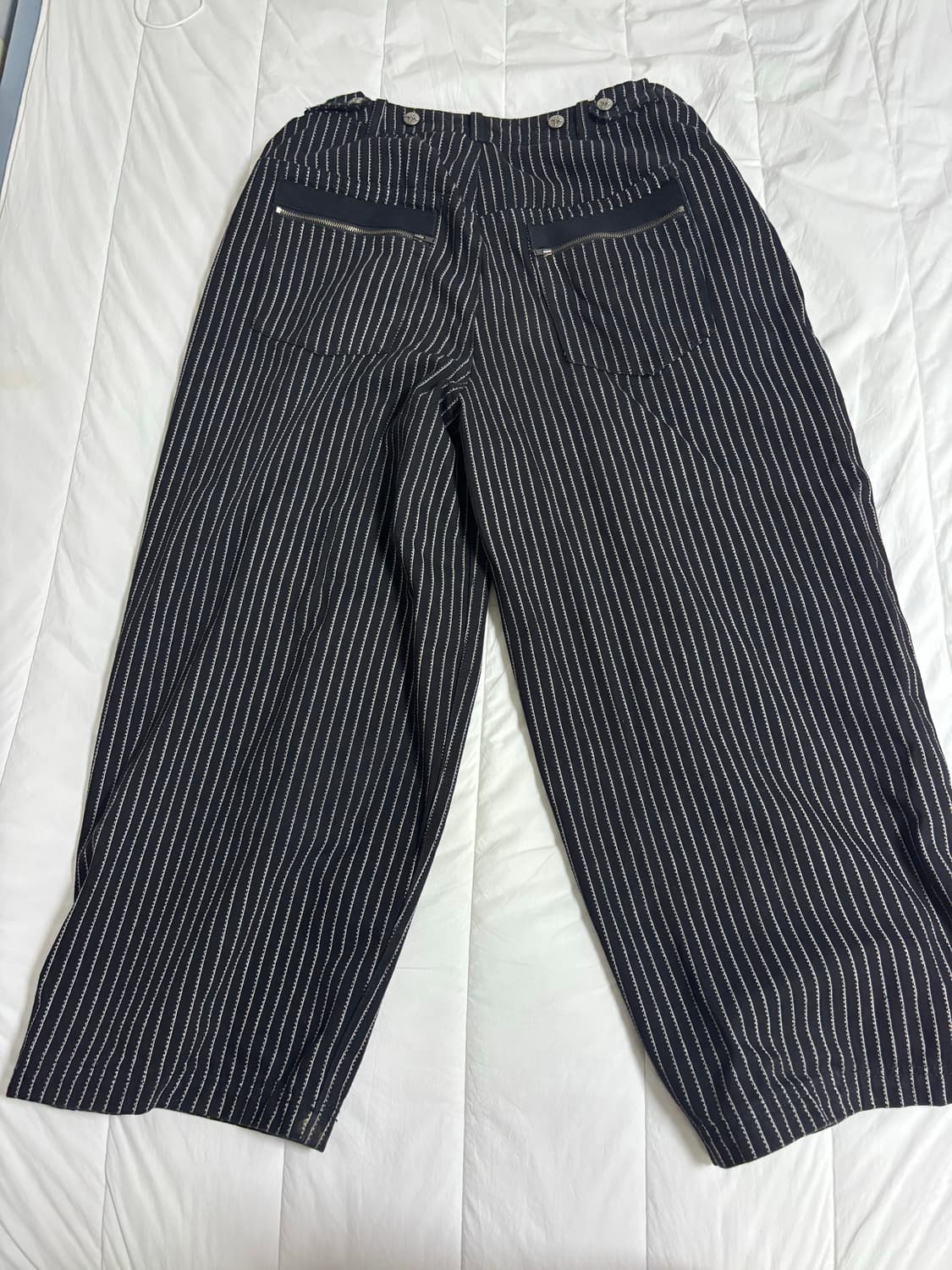 낫포너드 버클 와이드 팬츠 상품이미지2