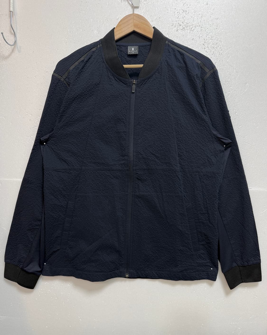 와이드앵글 골프 집업 자켓 110 네이비 기능성 바람막이 점퍼 상품이미지1