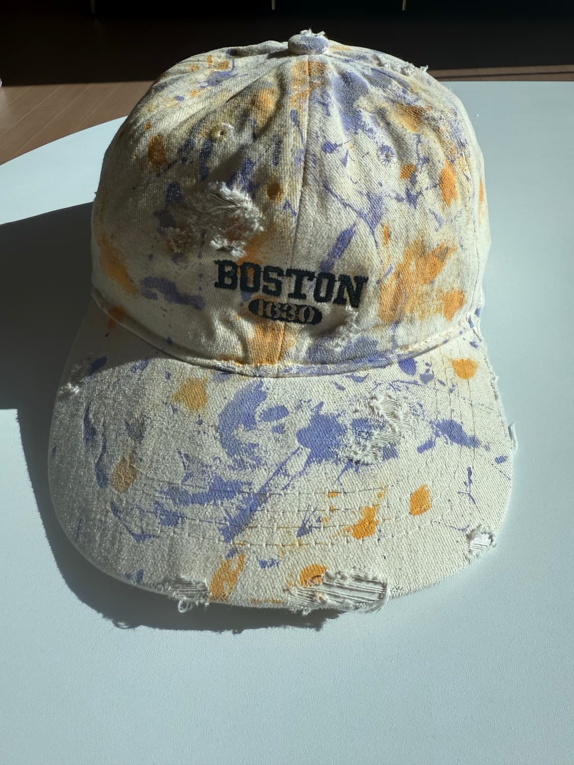 빈티지 디스트레스드 캡 상품이미지3