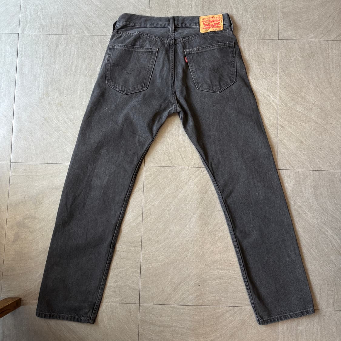 리바이스 정품 505 데님 블랙 팬츠 바지 상품이미지6