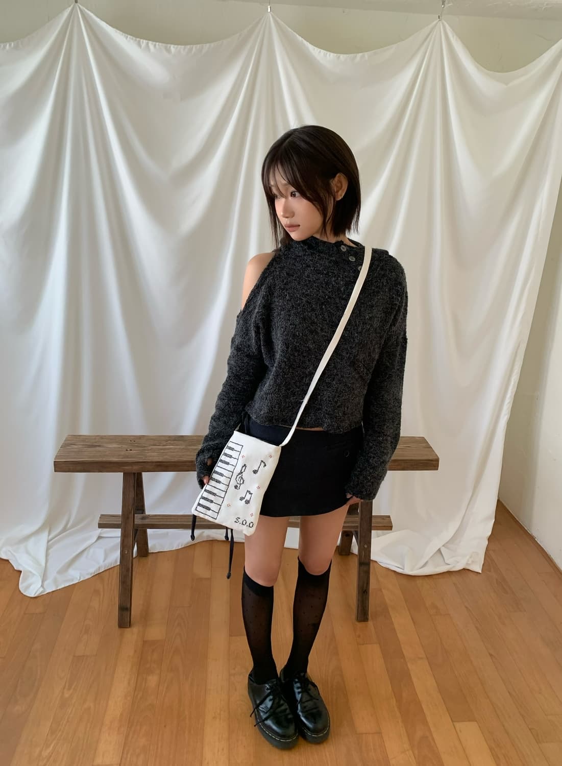 S.O.O Melody Embroidered Mini Bag 상품이미지4