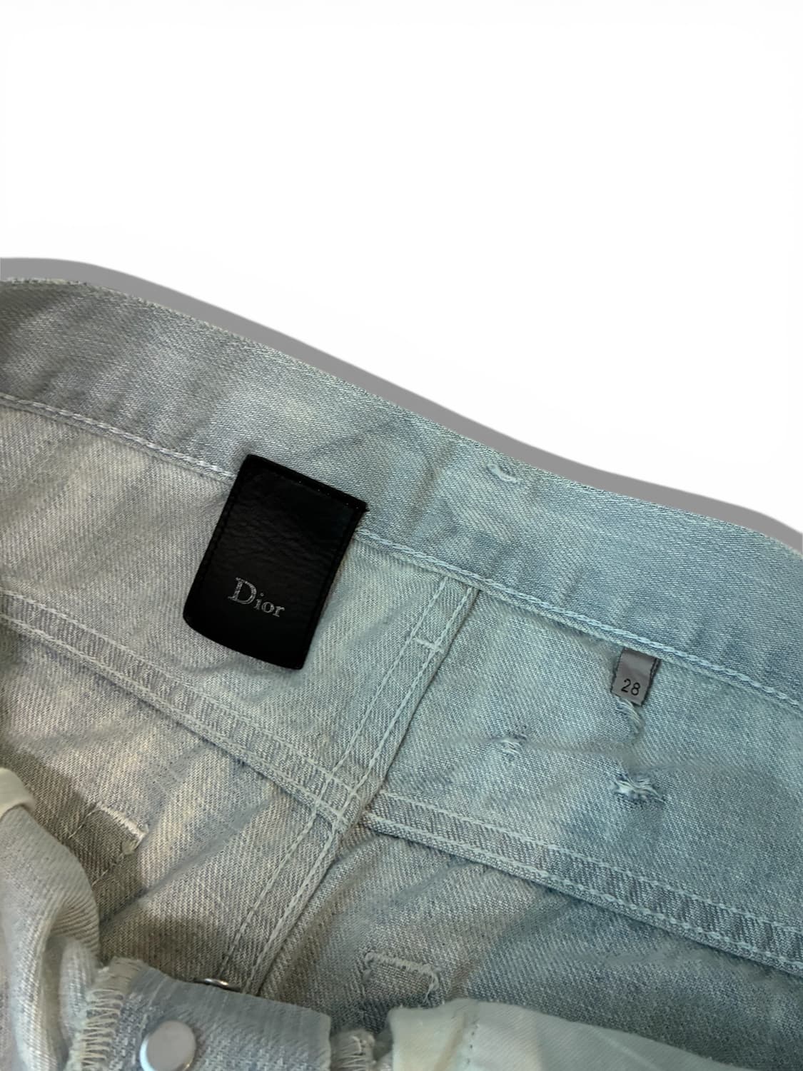 dior homme 06aw Paint Glitter Denim 상품이미지6