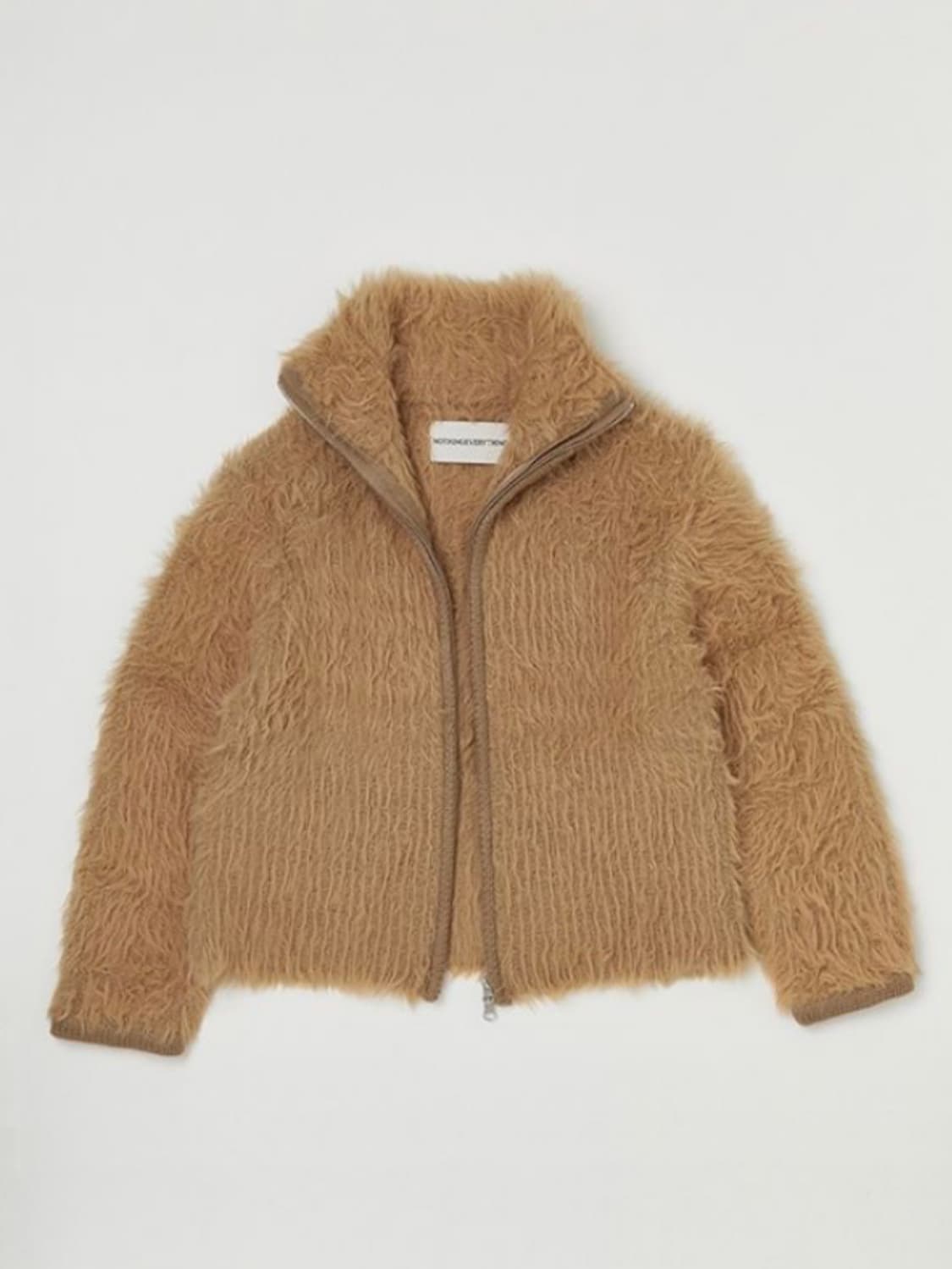 낫띵에브리띵 비건 퍼 니트 자켓 상품이미지3