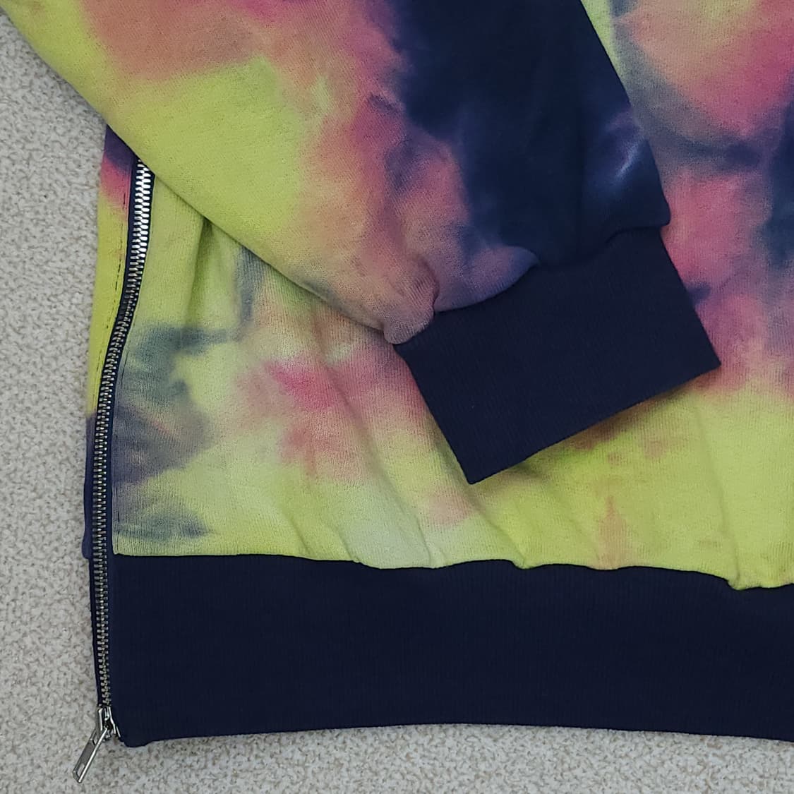 (S)준지 남자 오버핏 맨투맨 타이다이 스웻셔츠 상품이미지3