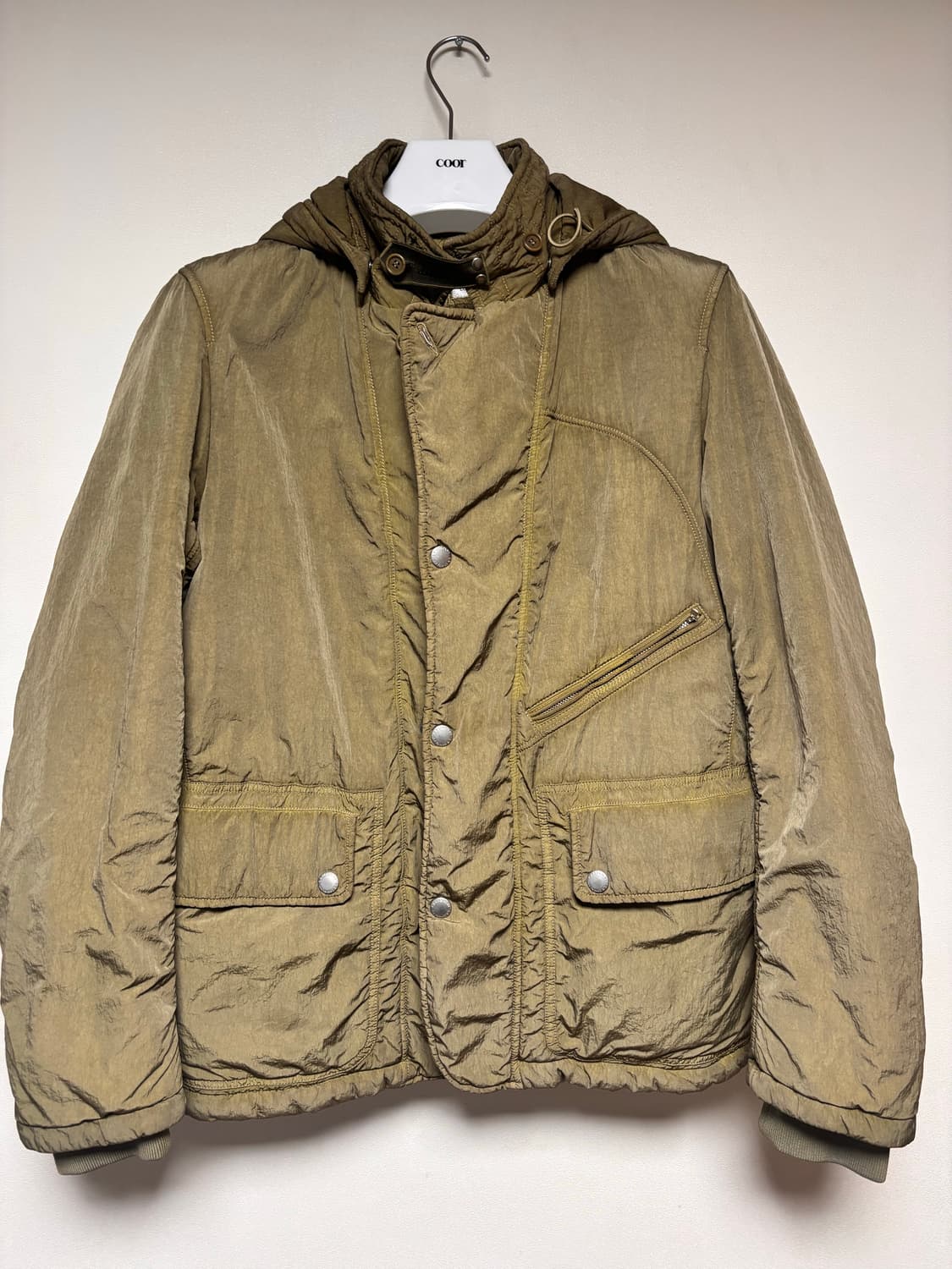 Cp 컴퍼니 야상 후드 고글 패딩자켓 상품이미지1