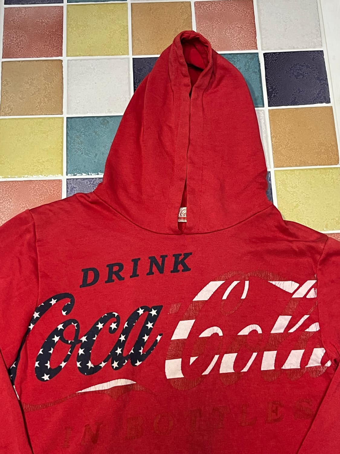 Coca-cola 성조기 후드티 상품이미지9