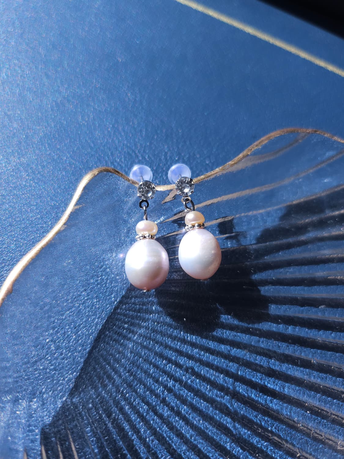 드롭 담수진주 귀걸이 상품이미지2