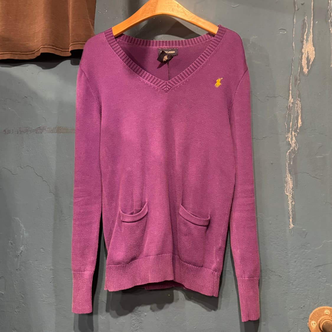 RALPH LAUREN 랄프로렌 브이넥 포켓 니트 상품이미지5