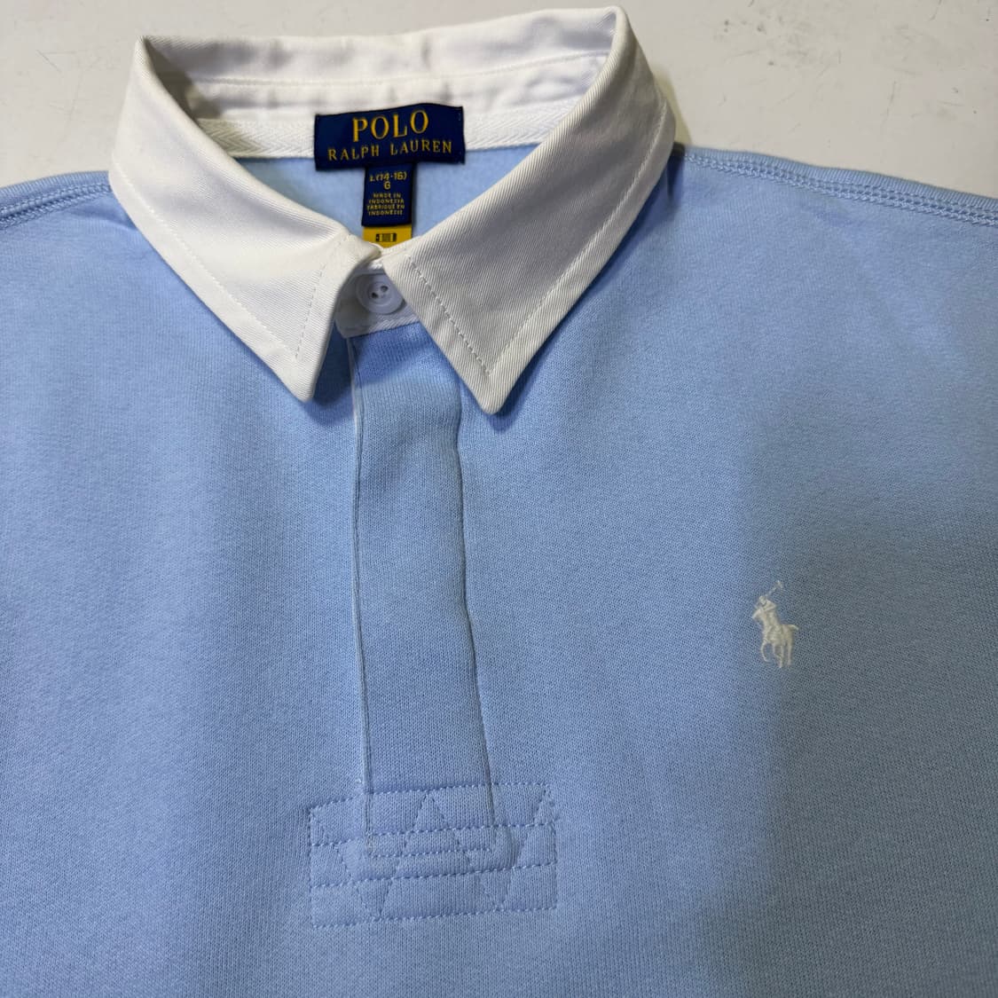 폴로 랄프로렌 스카이블루 럭비셔츠 상품이미지3