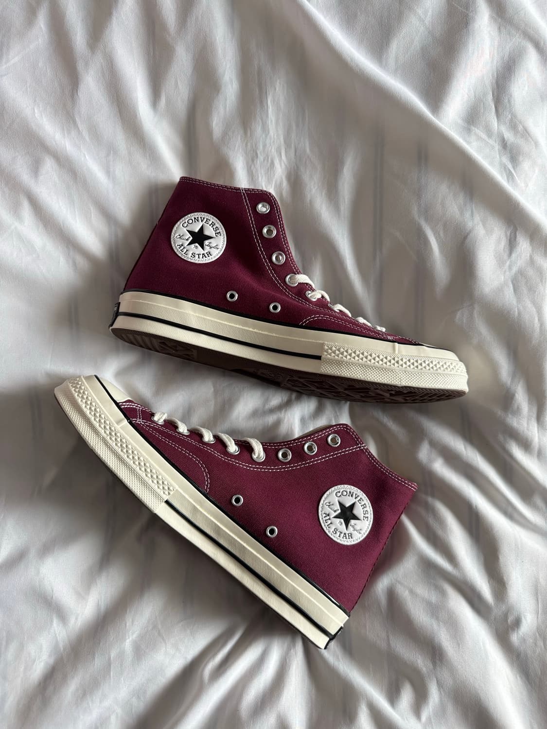 [280] 컨버스 척테일러 하이 다크 버건디 새상품 상품이미지1