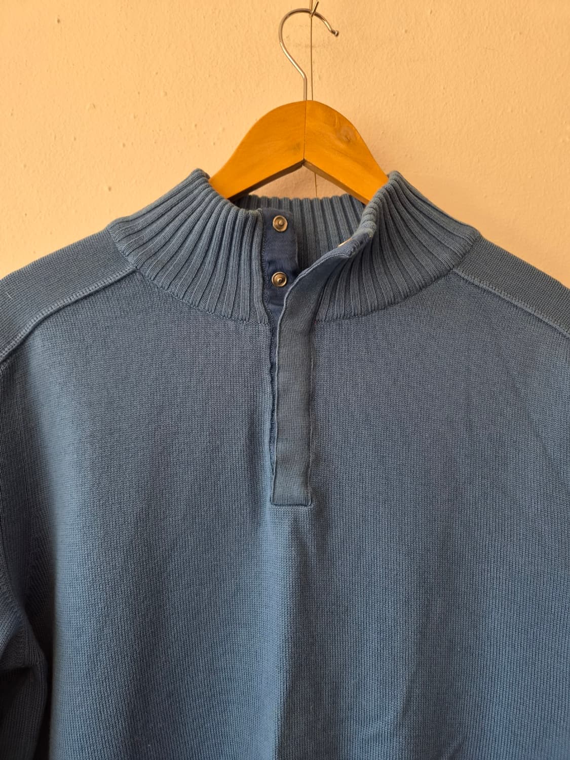 휴고보스 남성 버진울하프넥니트 XL사이즈 상품이미지1