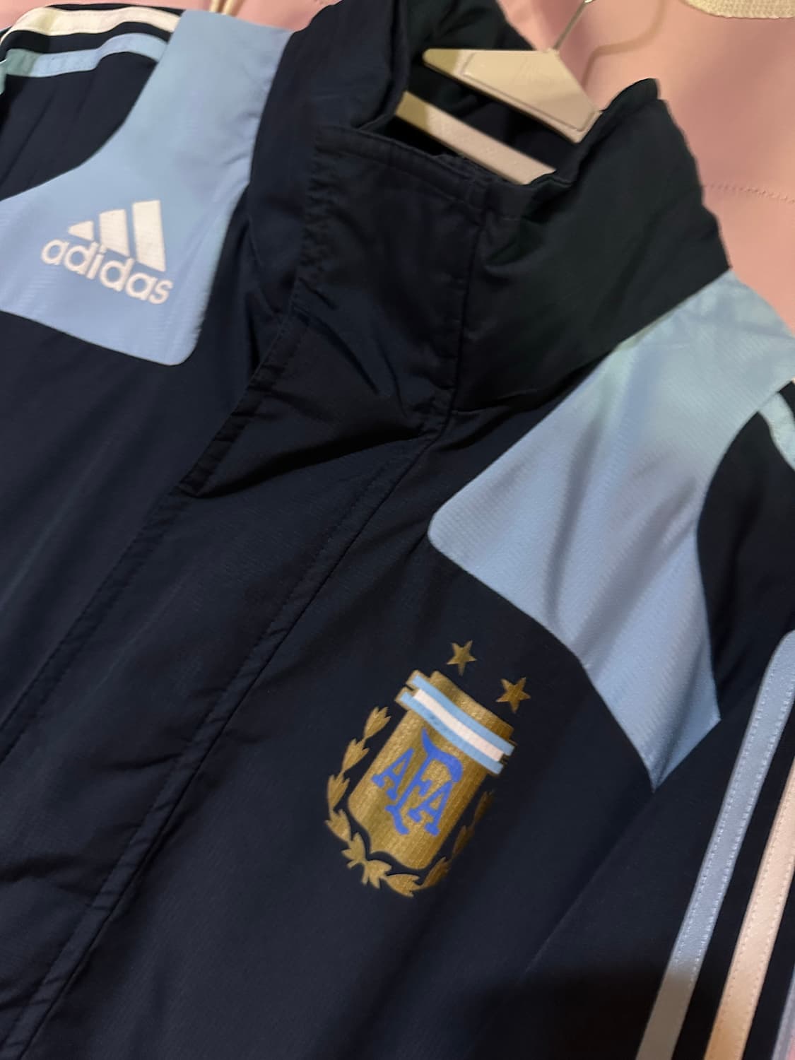 아디다스 아르헨티나 바람막이 아디다스바막 아디다스국대 네이비 대장 바막 상품이미지2