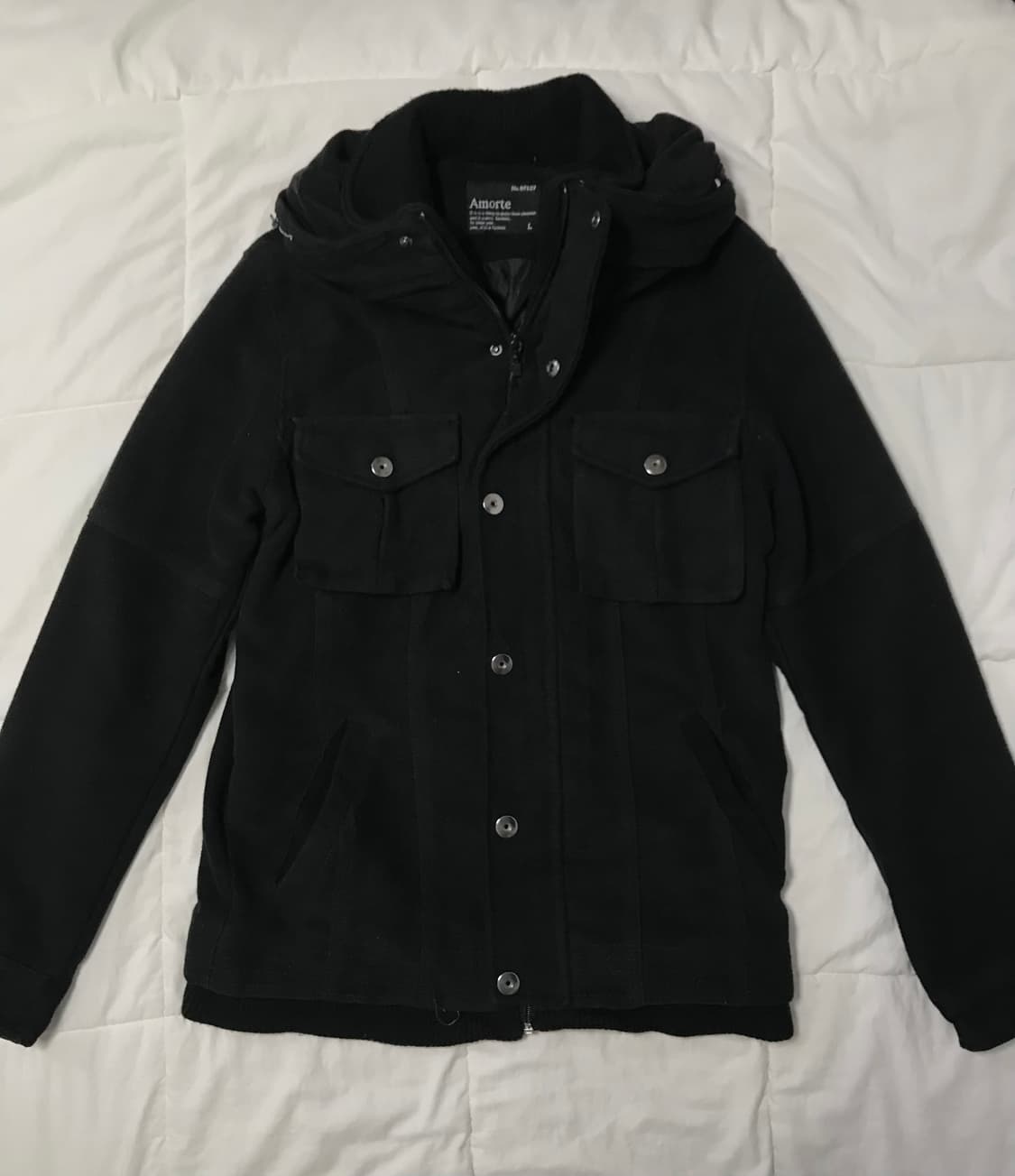 빈티지 블랙 아우터 포켓 야상 점퍼 자켓 상품이미지1