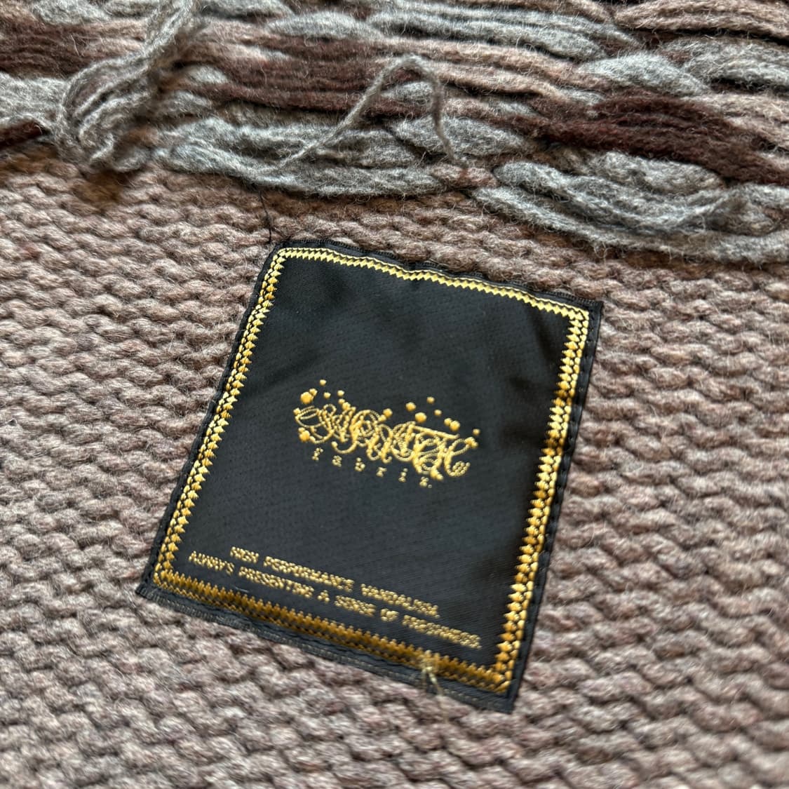 2010 사스콰치 패브릭스 에스닉 헤비울 핸드니트 케이프 가디건 상품이미지6