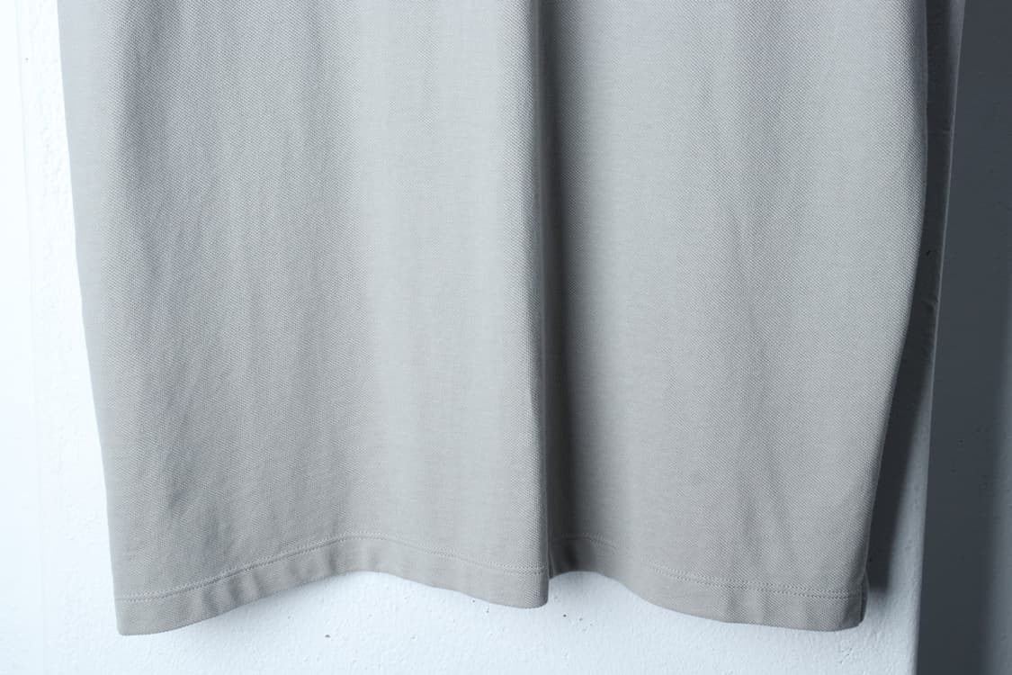 (L-XL) 지오다노 반팔 카라 티셔츠 그레이 무지 기본-H31968 상품이미지4