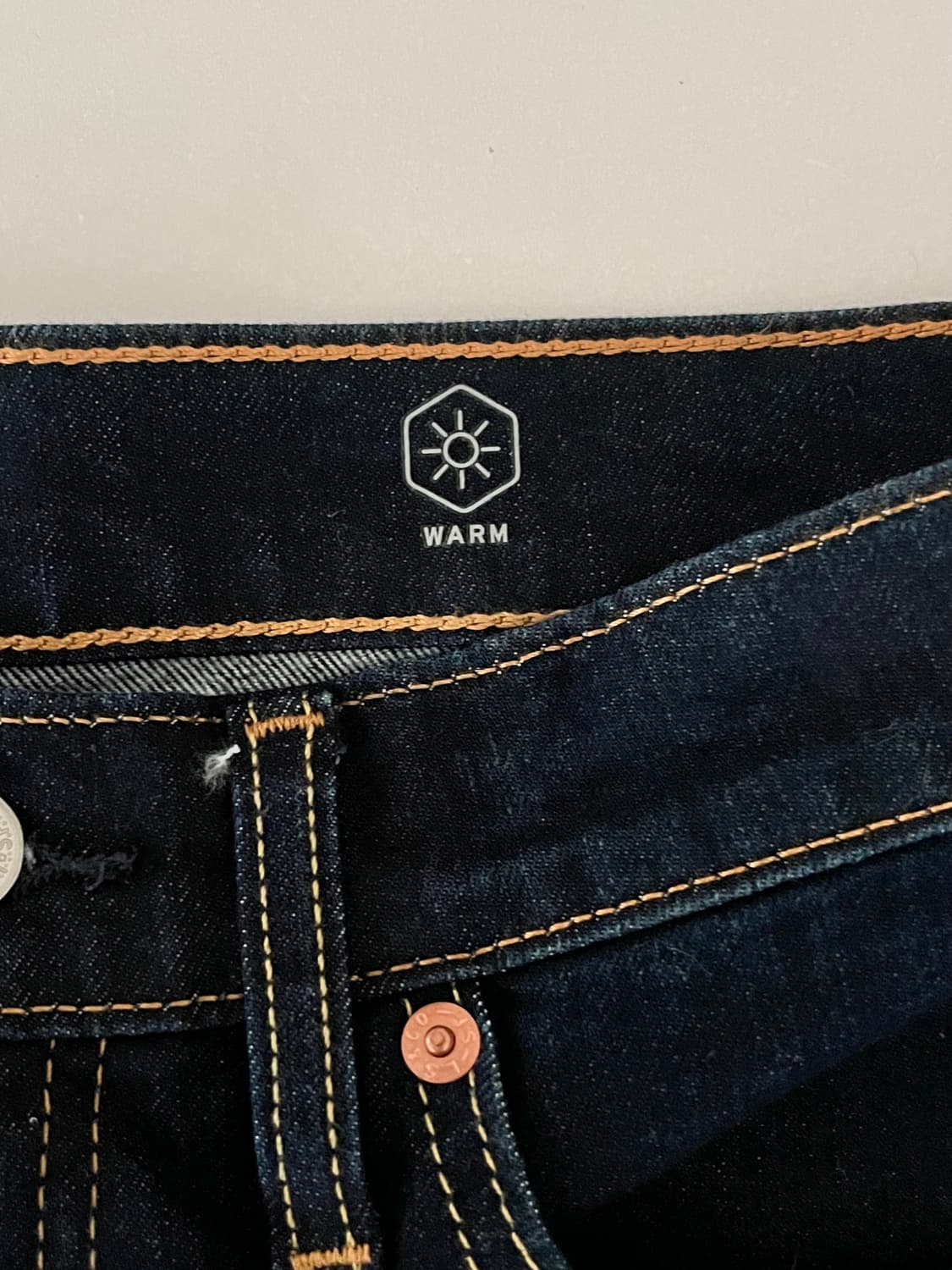 32) 리바이스 502 웜 데님 진청 상품이미지3