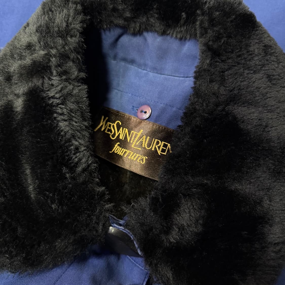 입생로랑 모피 레이어드 코트   상품이미지9