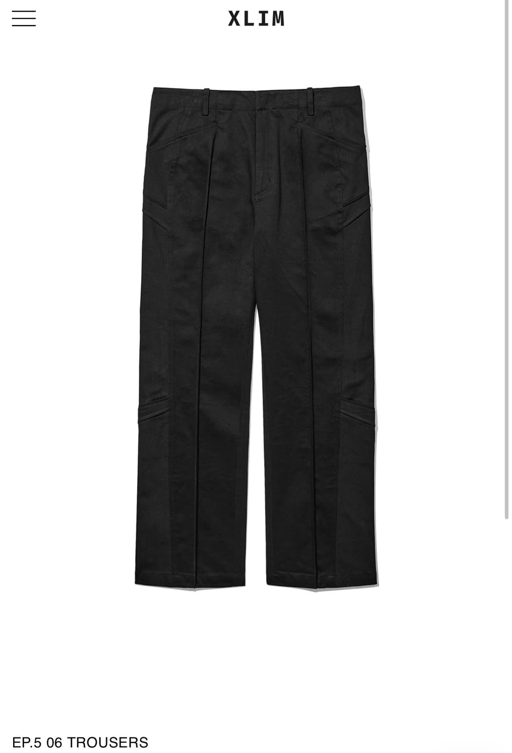 Xlim EP.5 06 TROUSERS 상품이미지1