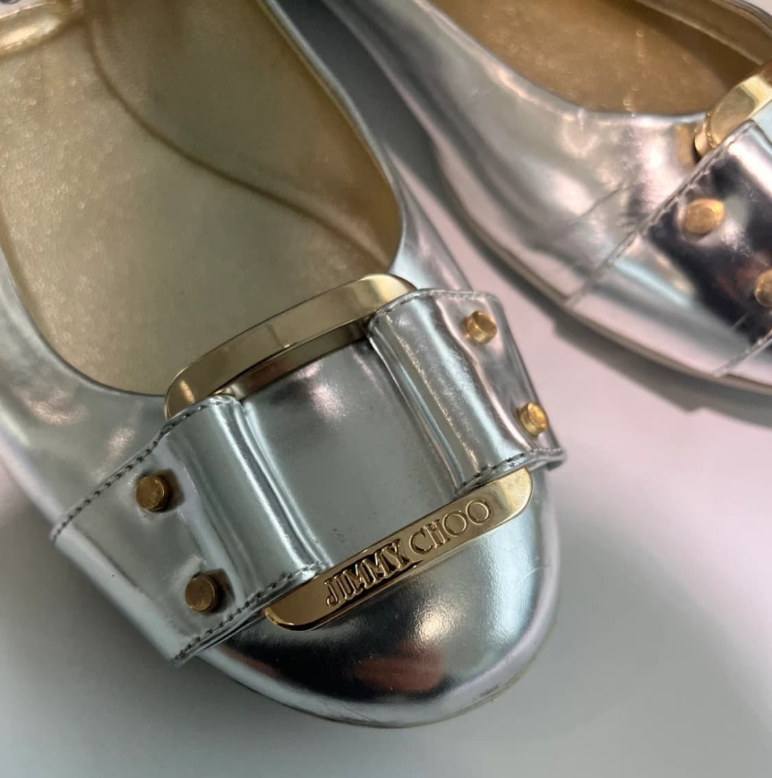 지미추 Jimmy Choo  모스 레더 발레 플랫 슈즈 상품이미지6