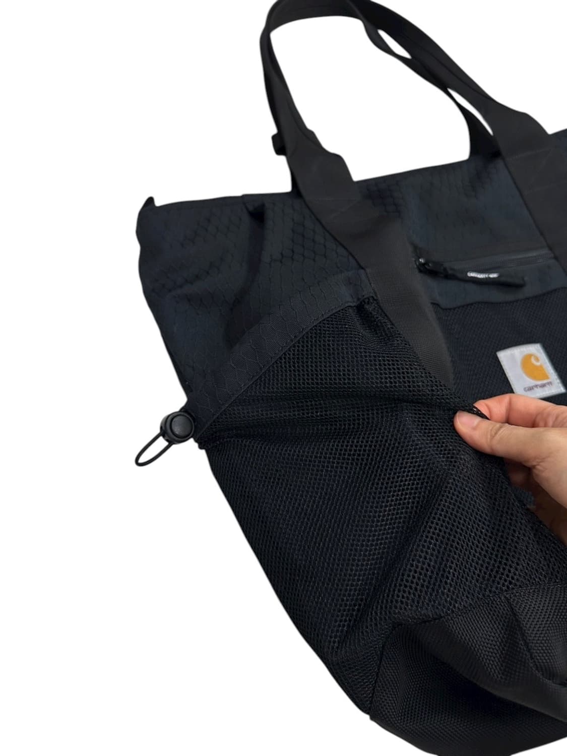 칼하트 wip 스페이 토트백 블랙 상품이미지5