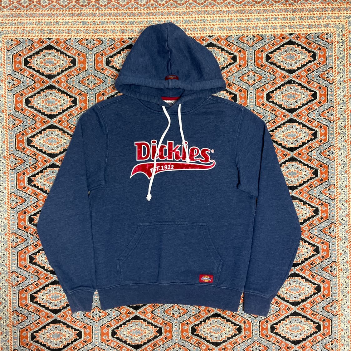 디키즈 스펠로고 블루 후드티셔츠 남성S 상품이미지1