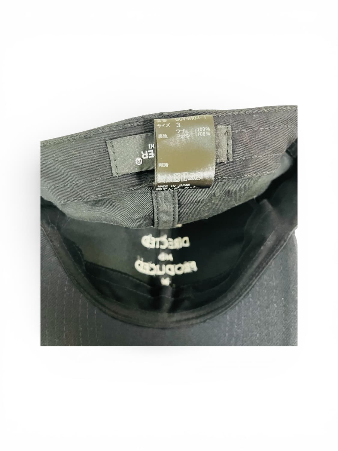 Undercover 언더커버 스탠리큐브릭 캡 블랙 상품이미지4