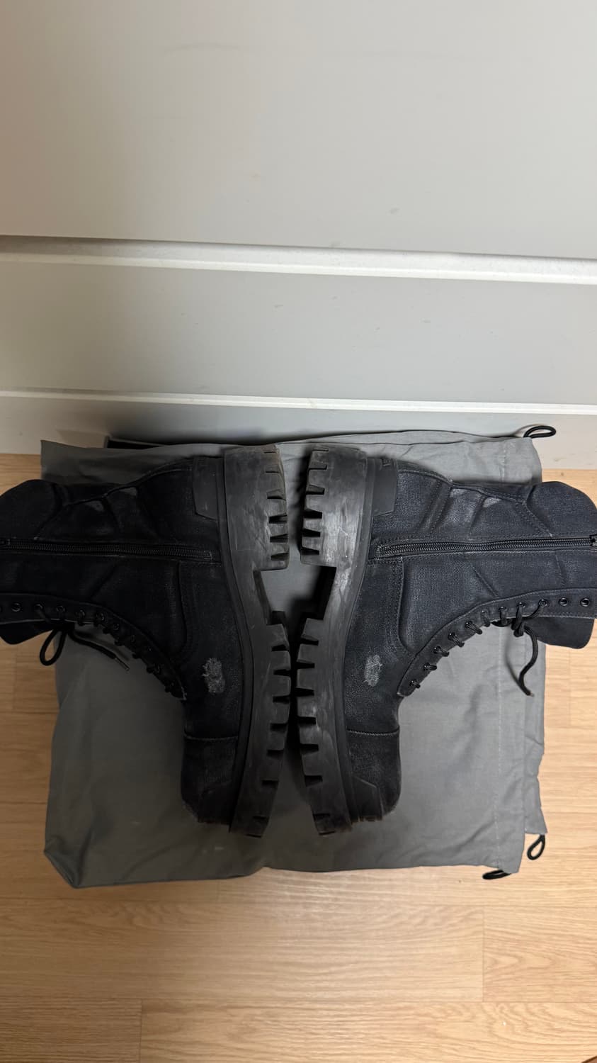 [41E] 발렌시아가 스트라이크 컴뱃부츠 블랙 상품이미지6