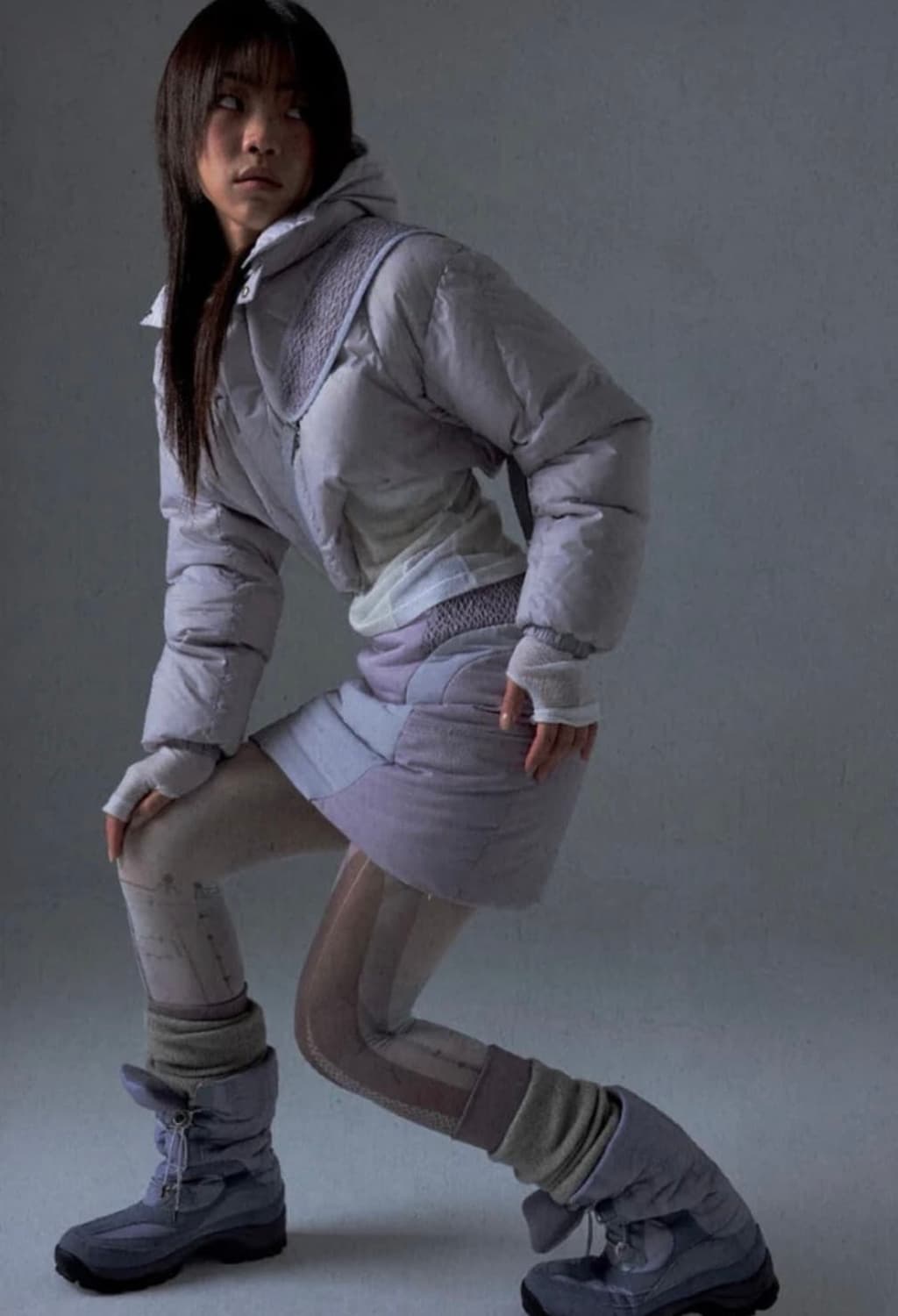 오호스 OJOS 레이어드 볼레로 패딩 상품이미지5