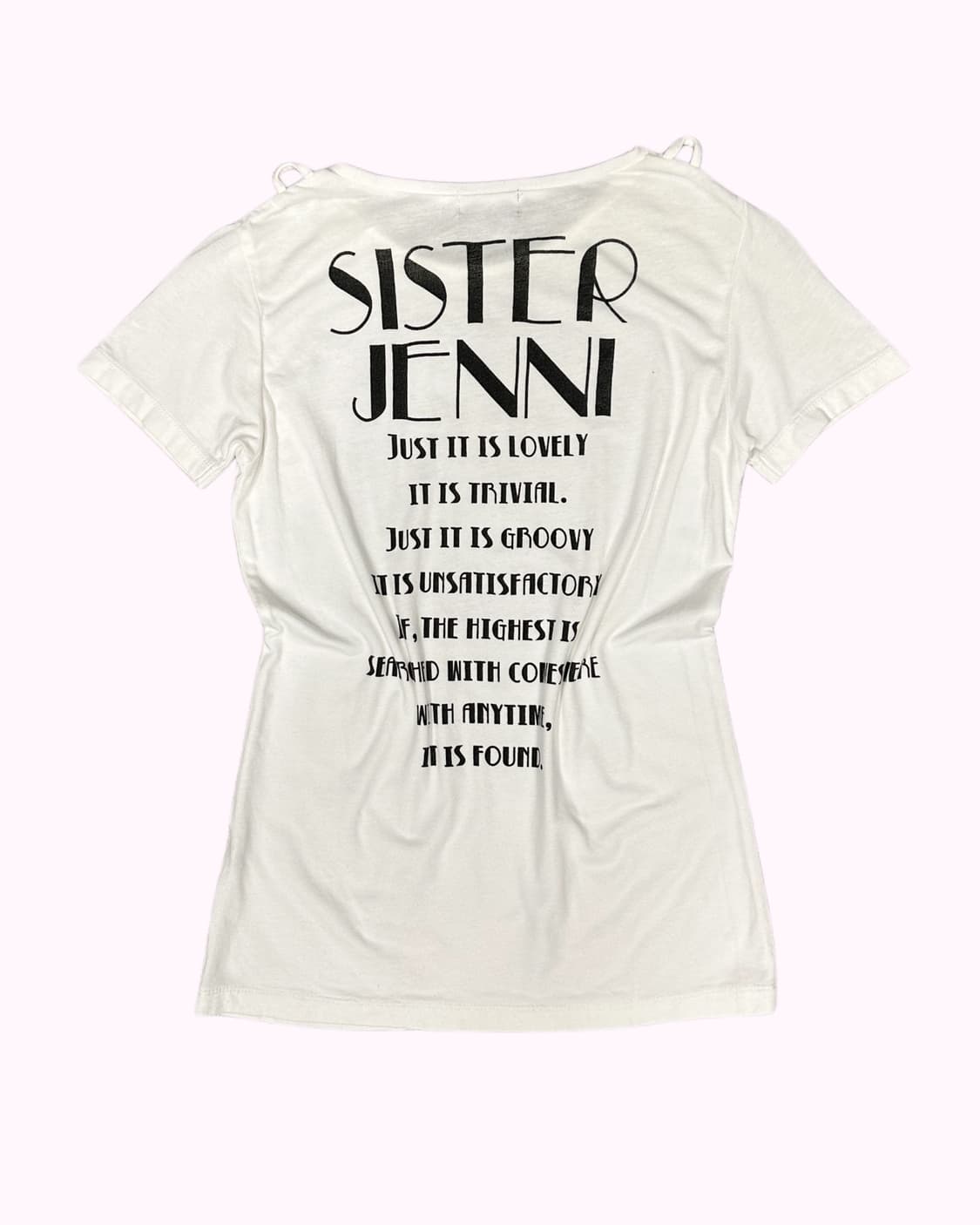 kitsch lettering cubic t-shirt 상품이미지5
