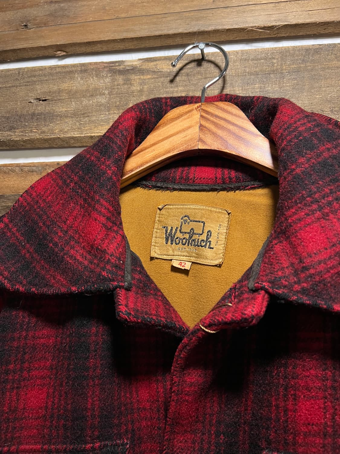 [L]60's 울리치 USA 오리지널 매키노 울 헌팅 크루저 자켓 상품이미지2