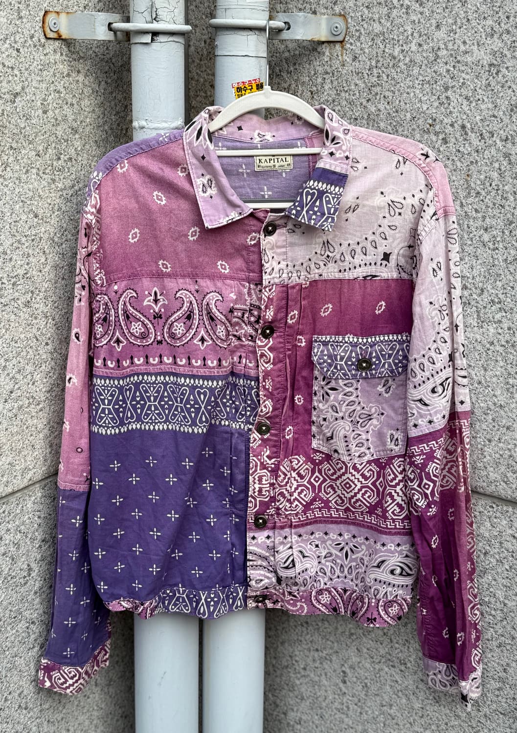 🇯🇵캐피탈 반다나 패치워크 셔츠 상품이미지2