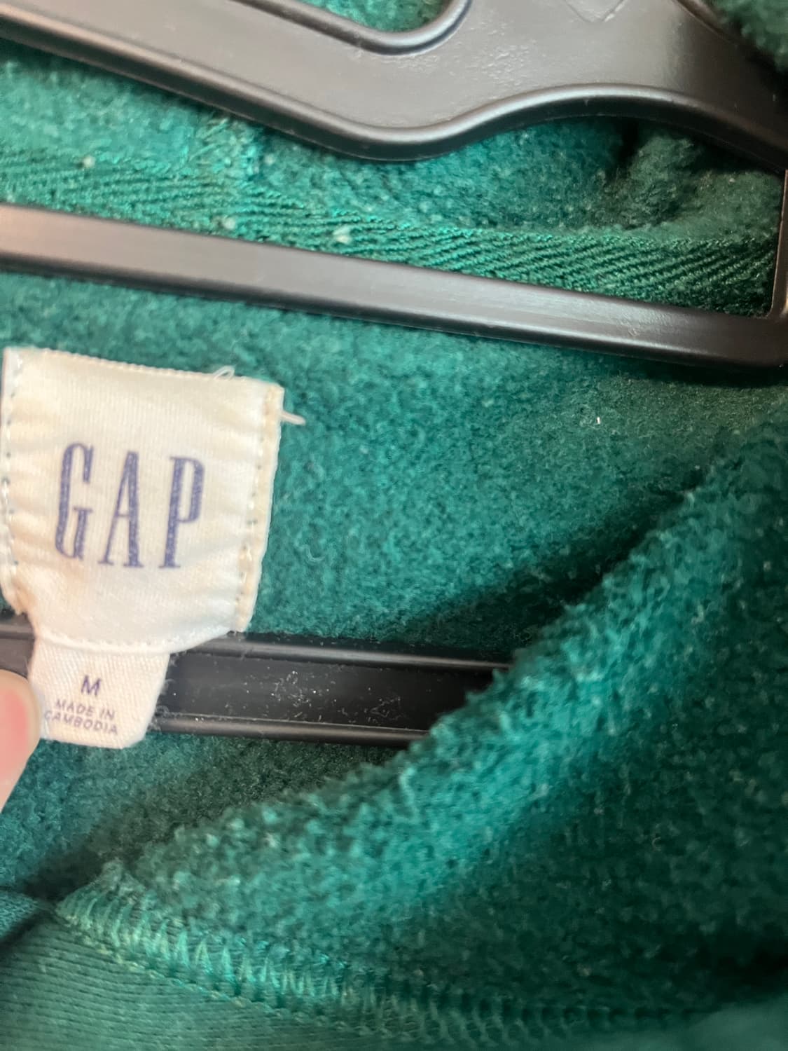 갭 GAP 찐녹 후드티 [M] 상품이미지4