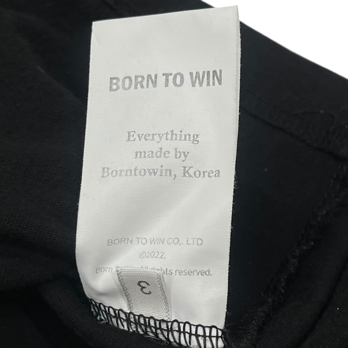 본투윈 프린팅 반팔티 블랙 3사이즈 상품이미지6