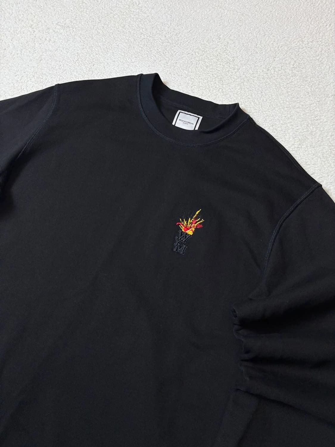 우영미 Wooyoungmi 23ss 볼케이노 오버 맨투맨 PN7585 상품이미지5