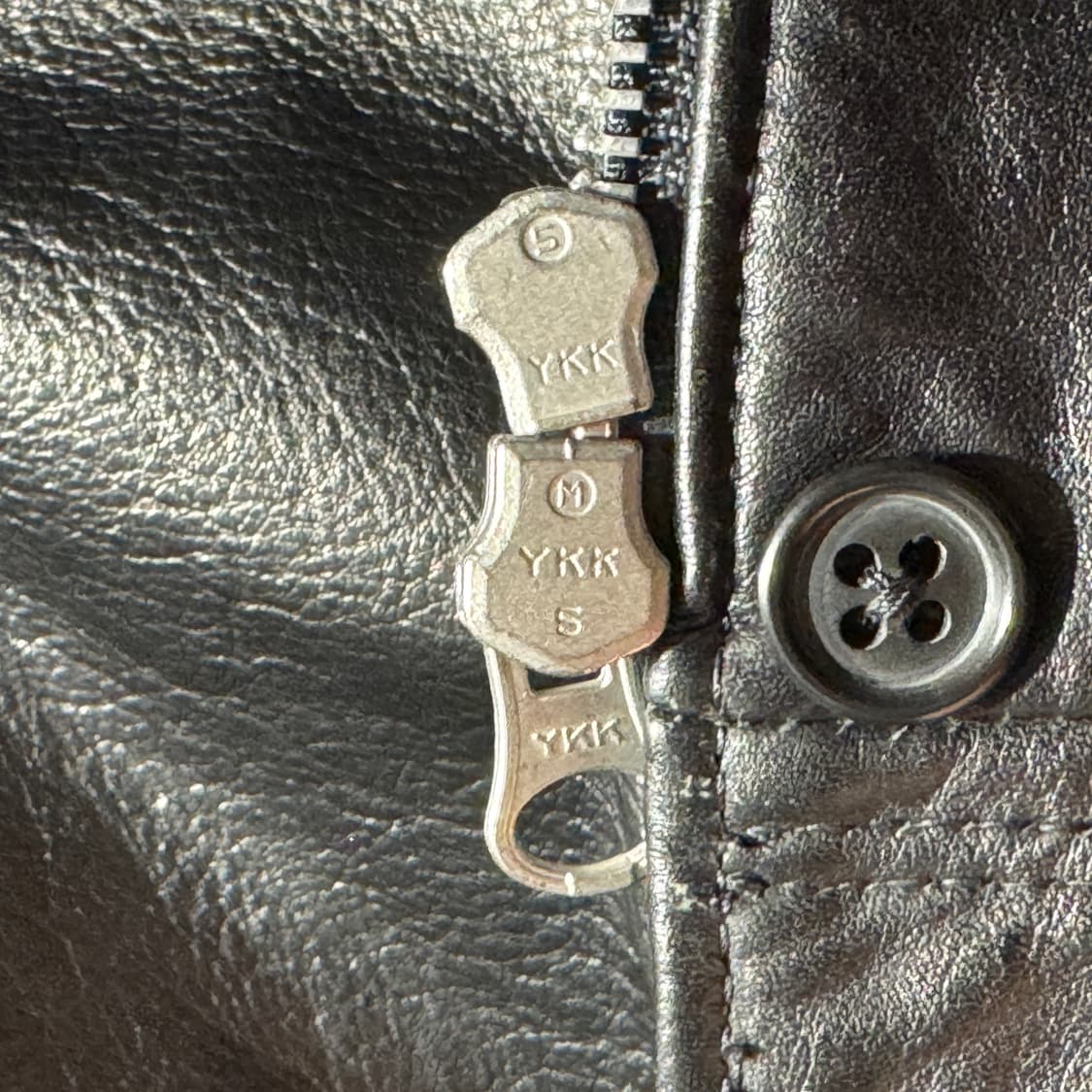 [105] 제이크루 블랙 리얼레더 2WAY ZIP 자켓 상품이미지4