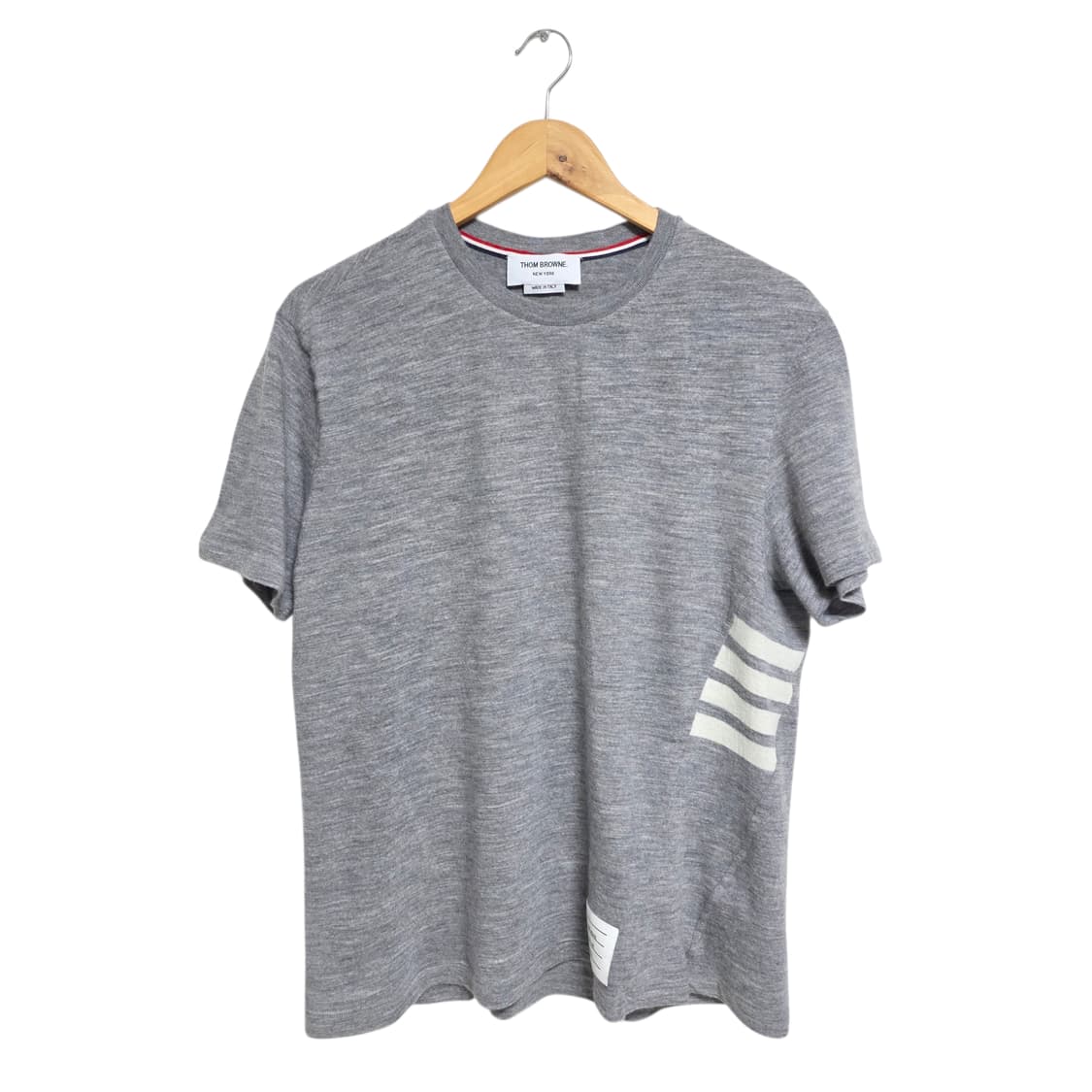 톰브라운 4바 울 반팔 티셔츠 상품이미지1