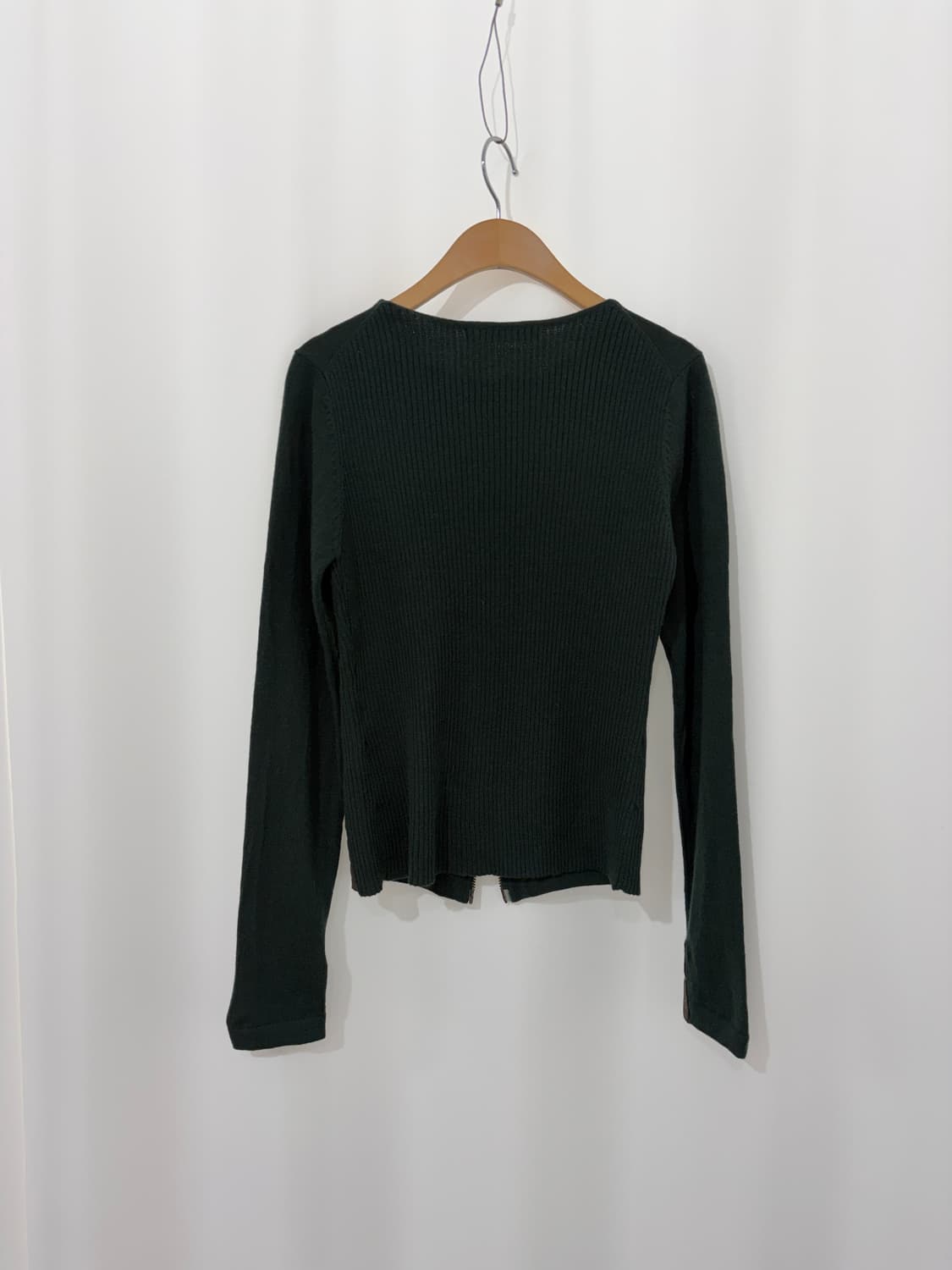 LES HALLES wool knit zip up 상품이미지4