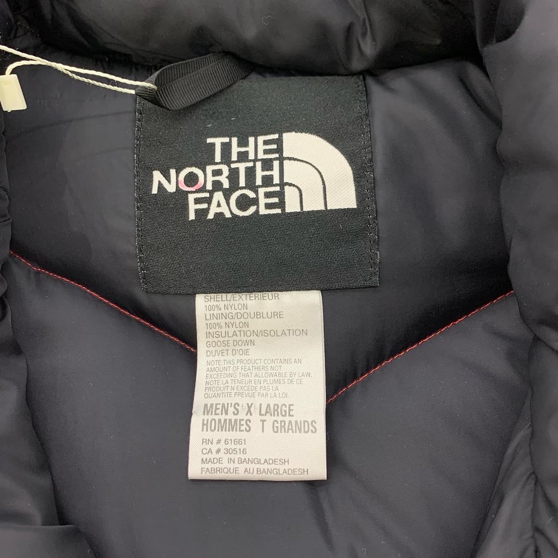 노스페이스 90s 레드 TNF 어센트 600 구스 다운 상품이미지7