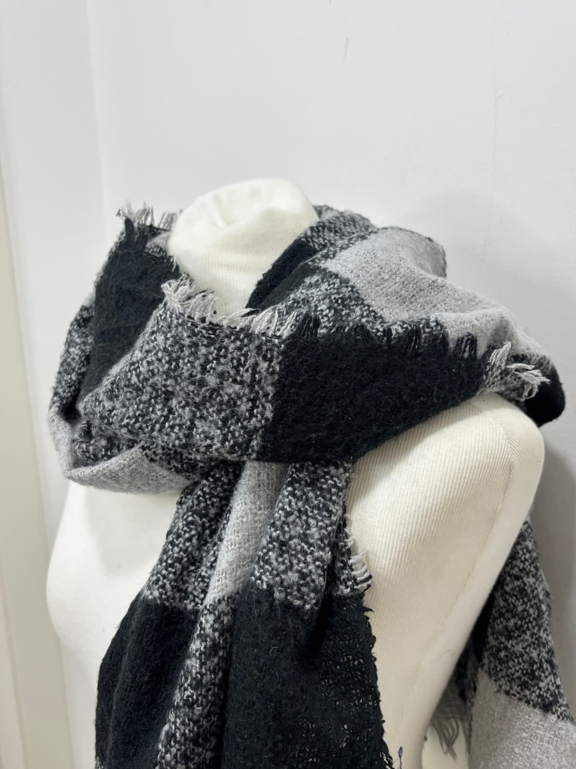 Beams Boy 빔즈 체크 머플러 목도리 상품이미지3