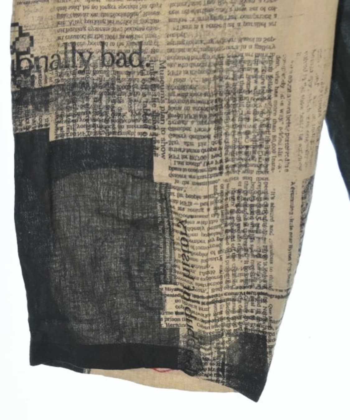 요지야마모토 뿌르옴므 프린팅 린넨팬츠 3size 상품이미지5