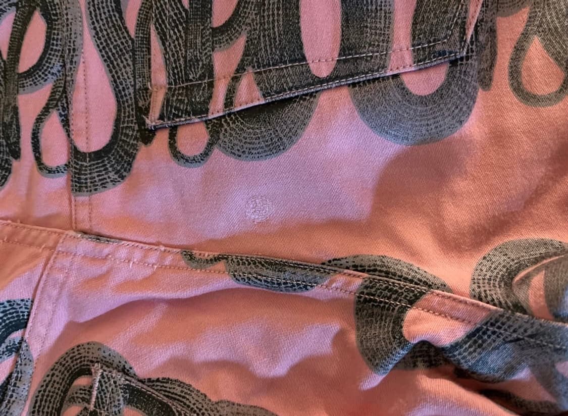 히스테릭 글래머 스네이크 팬츠 핑크 상품이미지5