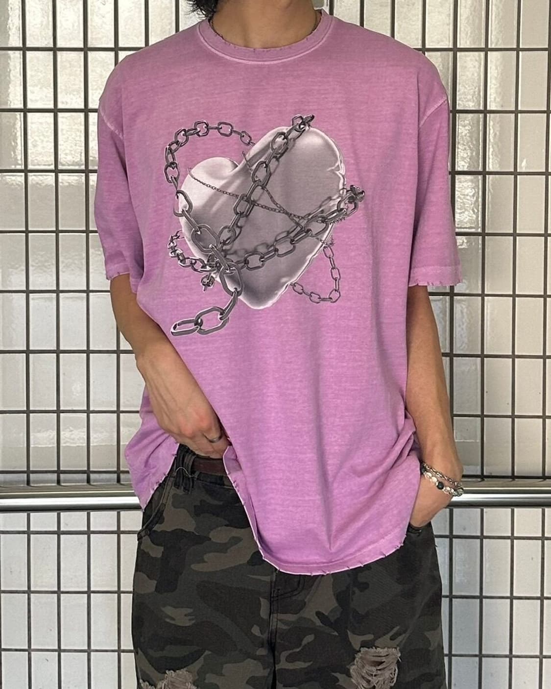 택보유 새상품 esc studio 반팔 상품이미지1