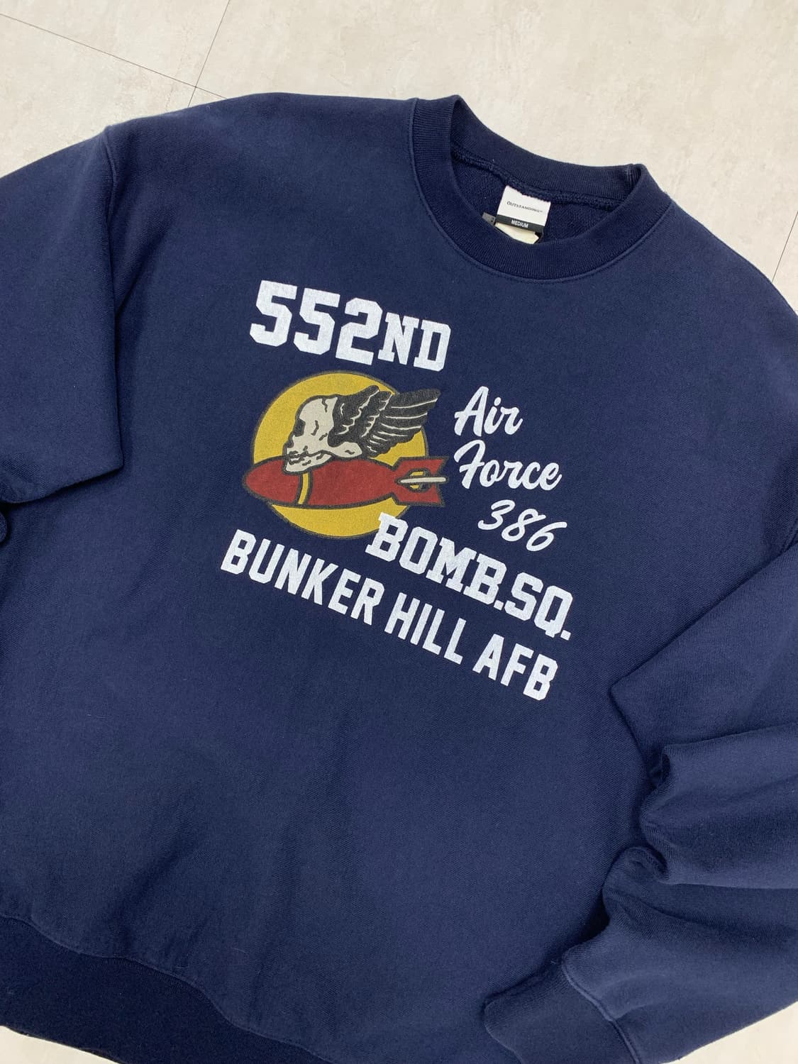 outstanding 네이비 맨투맨 #713 상품이미지2