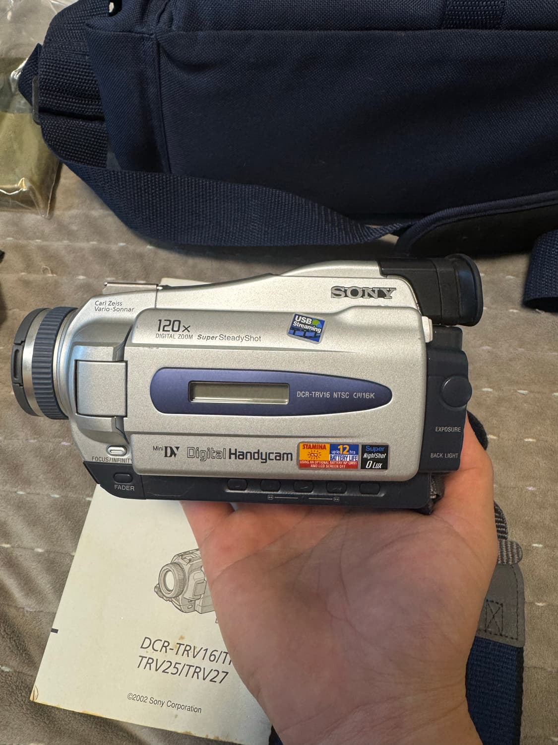소니 디지털 핸디캠, 캠코더 DCR-TRV16 팝니다 상품이미지3